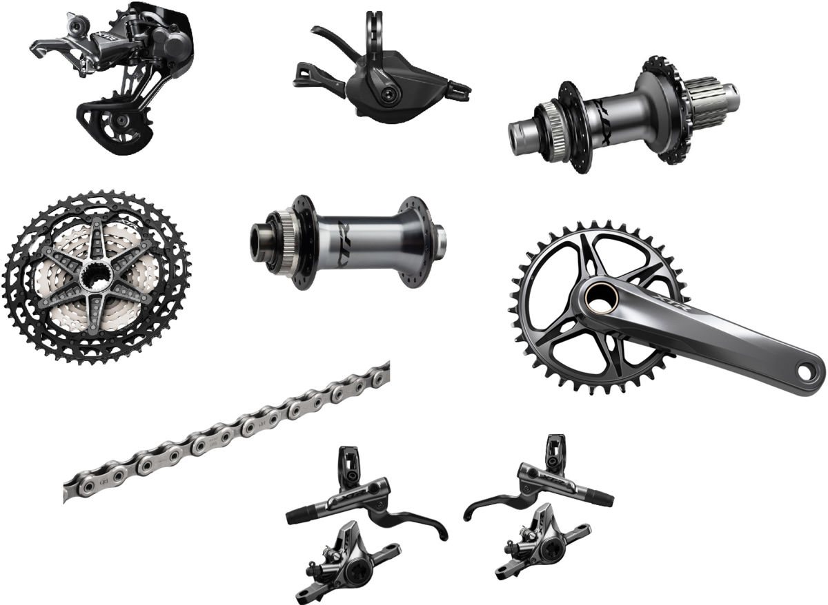 Shimano XTR M9100 12-Speed Groupset with brakes, 10-51T Cassette