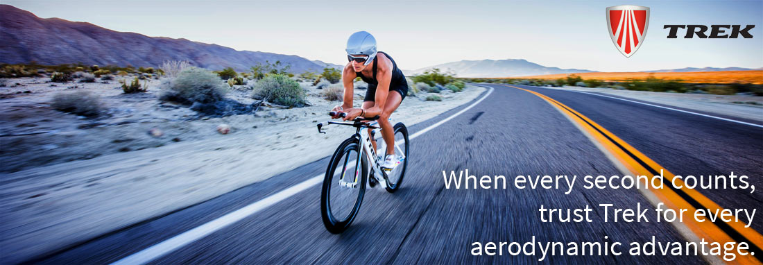 A Trek bicycle will make you faster and more aerodynamic in the Ironman or sprint triathlon.