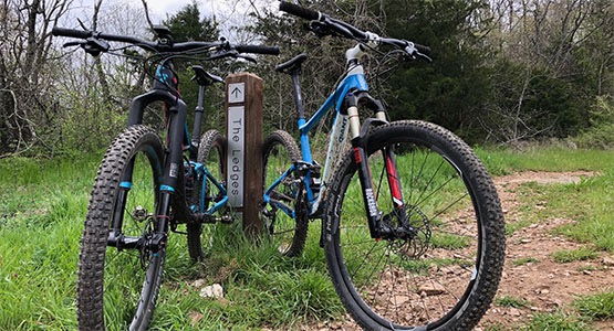 Concierge Service Demo Ride Featuring Two Mountain Bikes