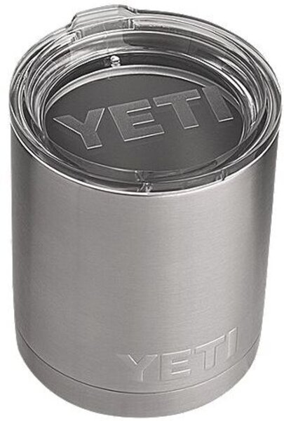 YETI COOLERS RAMBLER 10oz LOWBALL STAINLESS STEEL
