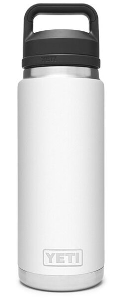 YETI COOLERS RAMBLER 26oz BOTTLE CHUG WHITE