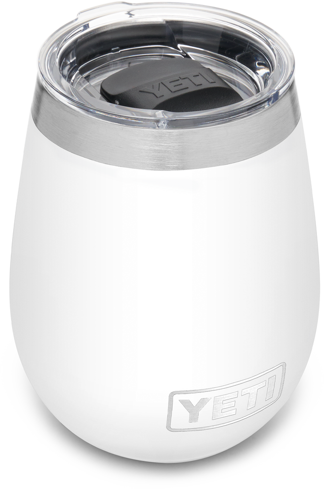 YETI COOLERS RAMBLER 10 oz WINE TUMBLER WHITE Oxygen Bike Co.
