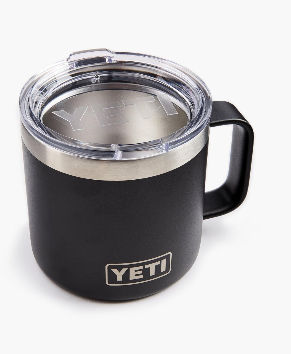 YETI COOLERS RAMBLER 14oz MUG BLACK Oxygen Bike Co.