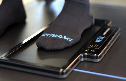 Image of a foot pressure point measuring device