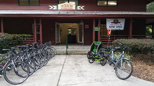 Bike Rental Station storefront