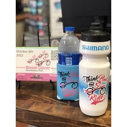 Wheel Works Think Pink Water Bottle Combo