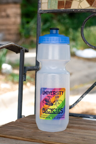 University Bicycles Pride University Bicycles Custom Water Bottle Large