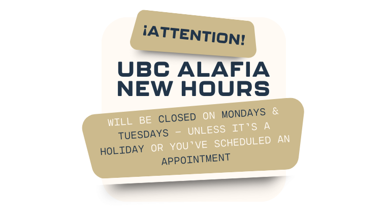Alafia New Hours