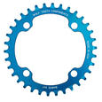 Wolf Tooth blue anodized 104 bcd chainrings