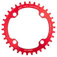 Wolf Tooth red anodized 104 bcd chainrings