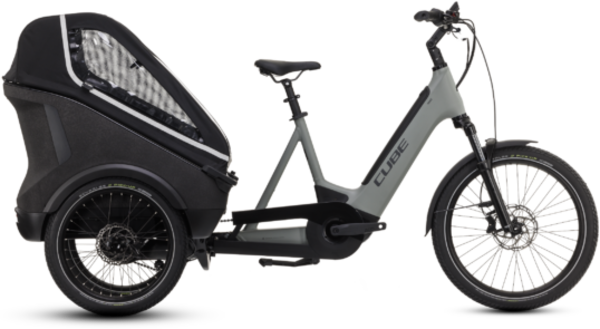 CUBE Bikes Trike Family Hybrid 750 swampgrey 'n 'reflex