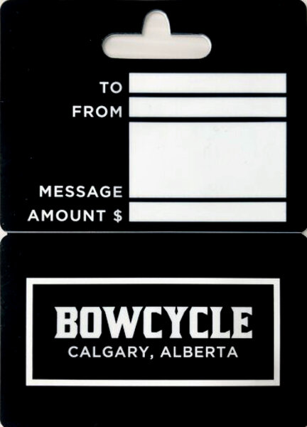 Bow Cycle Gift Card - Physical