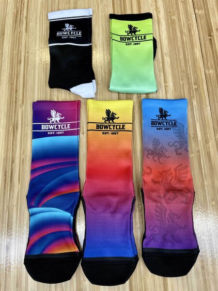 Bow Cycle Youth Crew Socks by Outway Bow Cycle Youth Crew Socks by Outway