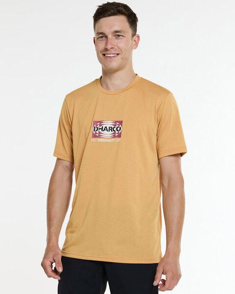 Dharco Mens Short Sleeve Tech Tee | Golden Dharco Mens Short Sleeve Tech Tee | Golden