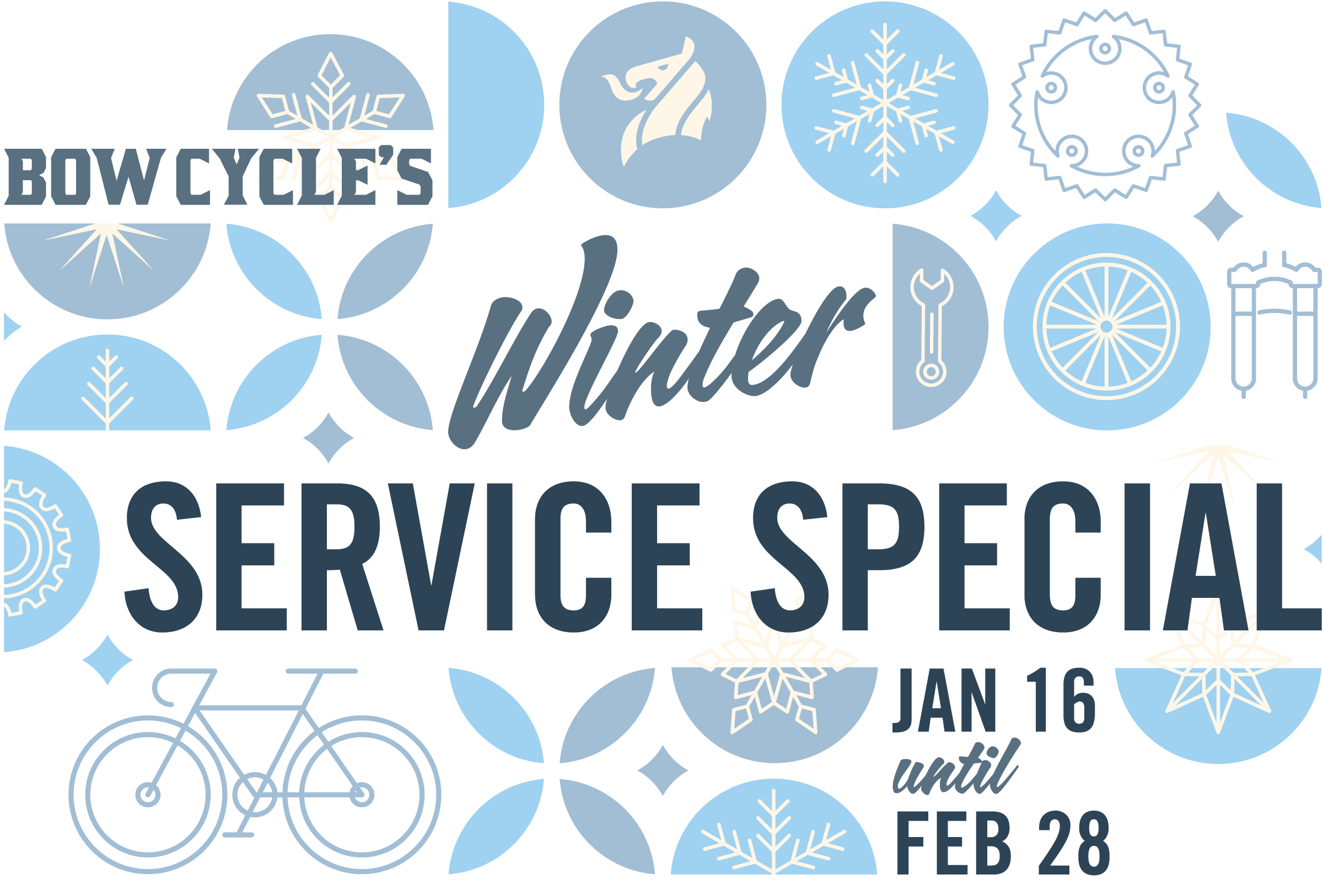 Bow Cycle's Winter Service Special