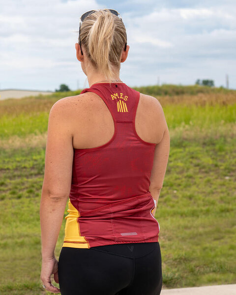 Authentic Iowa State Women's Sleeveless Jersey "Jordyn" Color: Red