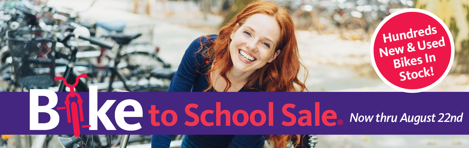 Shop our Bike to School Sale - Now through August 22nd