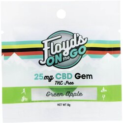 Floyd's of Leadville Green Apple Isolate CBD Gems
