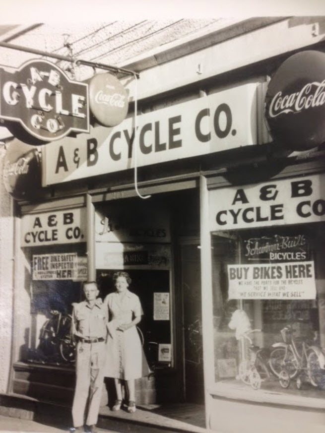 A&B Cycle store front