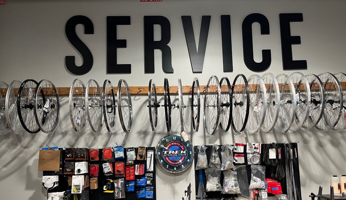 Photo of the shop's service area