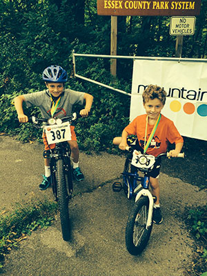 Luke (age 8) and Jesse (age 6), who each came in 3rd in their respective age groups (k-1 and 2-3). 