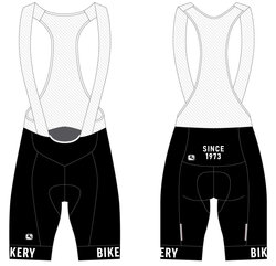 Store-Branded BIKERY RETRO CYCLING BIBS - MENS AND WOMENS