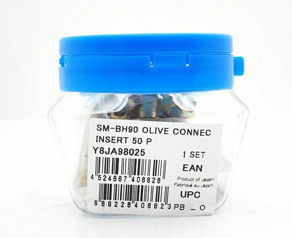 Shimano SM-BH90 Olive & Connecting Insert (50PCS)