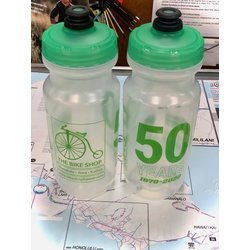 The Bike Shop TBS 50th Anniversary 22oz Water Bottle Clear