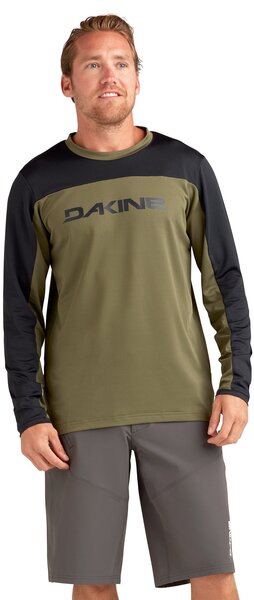 Dakine Syncline Long Sleeve Bike Jersey Color: Olive