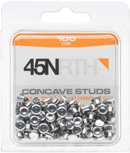 45NRTH Concave Carbide Aluminum Studs: Pack of 100 