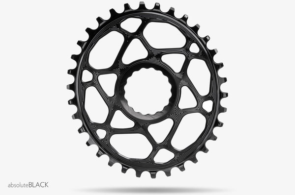 Absolute Black Oval Boost Cinch Chainring for Race Face Color: Black