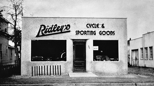 Ridley's original store front