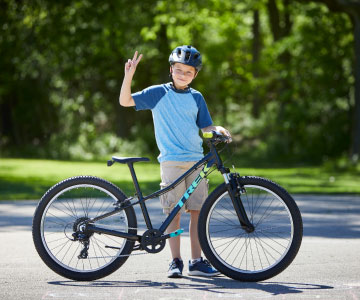 sizing kids bikes by age can be helpful, but everyone's height is different