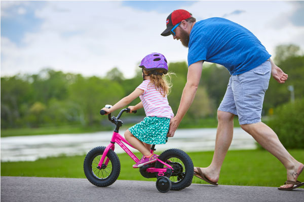 taking a test ride is the best way to see which bike your child is most comfortable on