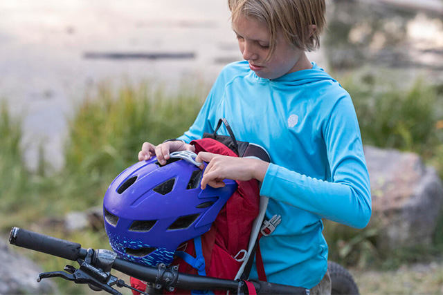 Kid Backpack Rider How to Ride to School - Ridley's Cycle