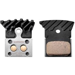 Shimano L04C Road Disc Brake Pads Metallic with Fins
