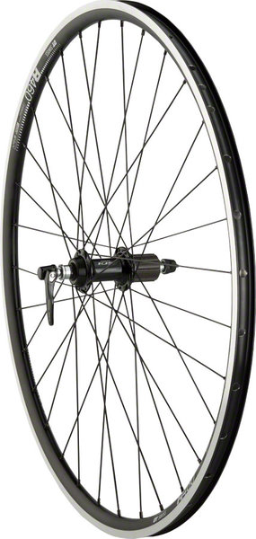 Quality Wheels Quality Wheels Road Rear Wheel Rim Brake 700c 32h Shimano 105 5800 11s / DT R460 / DT Stainless Steel All Black