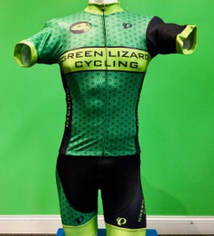 Pearl Izumi Green Lizard Custom Pro Pursuit Jersey