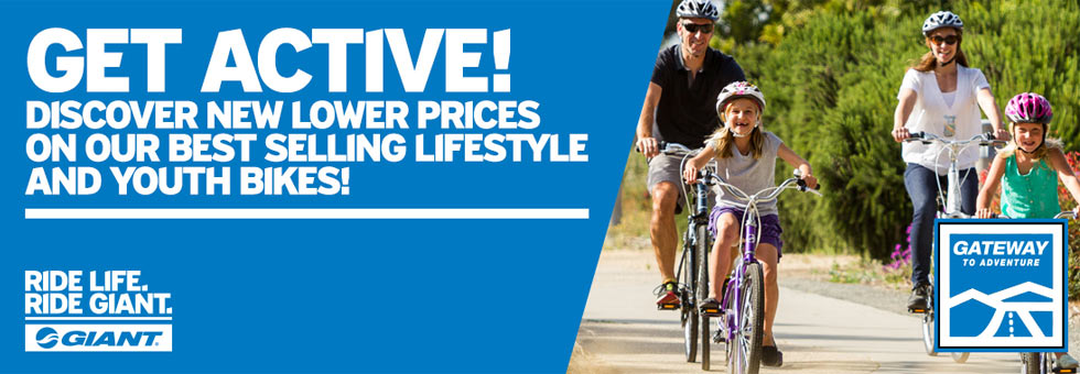 Get Active with Giant Bicycles from Edgebrook Cycle!