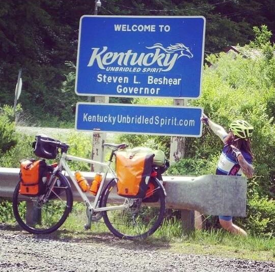Jesse in KY on his way across the country!