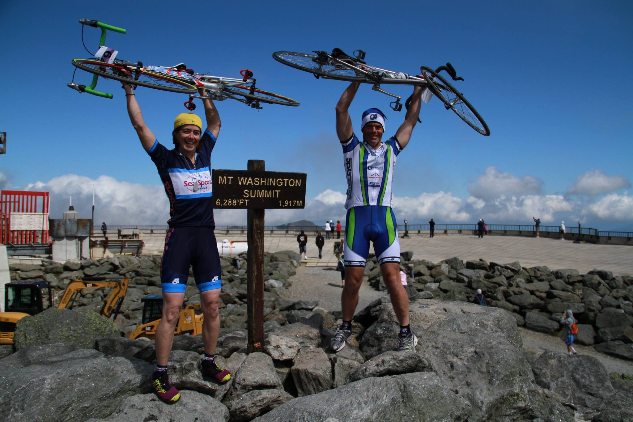 Terry and Rob H conquered the grueling Mt Washington Hill Climb