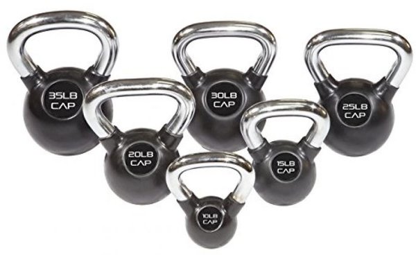 Cap Barbell Rubber Coated Kettle Bell