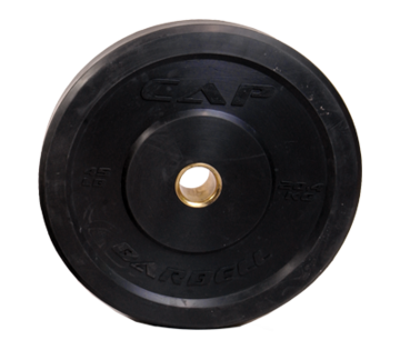 Cap Barbell Olympic Solid Rubber Bumper Plates