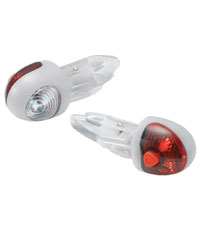 Torch BAR END LIGHTs WHITE/RED