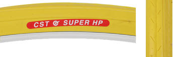 Sunlite 700x25 (ISO 622) Super HP CST740 Yellow Tire 