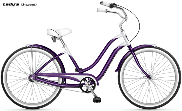 Phat Cycles Sea Crest Deluxe, Womens, 3 Speed