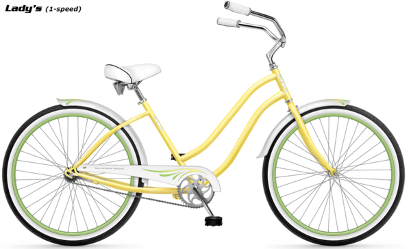 Phat Cycles Sea Breeze Deluxe, Womens, 1 Speed
