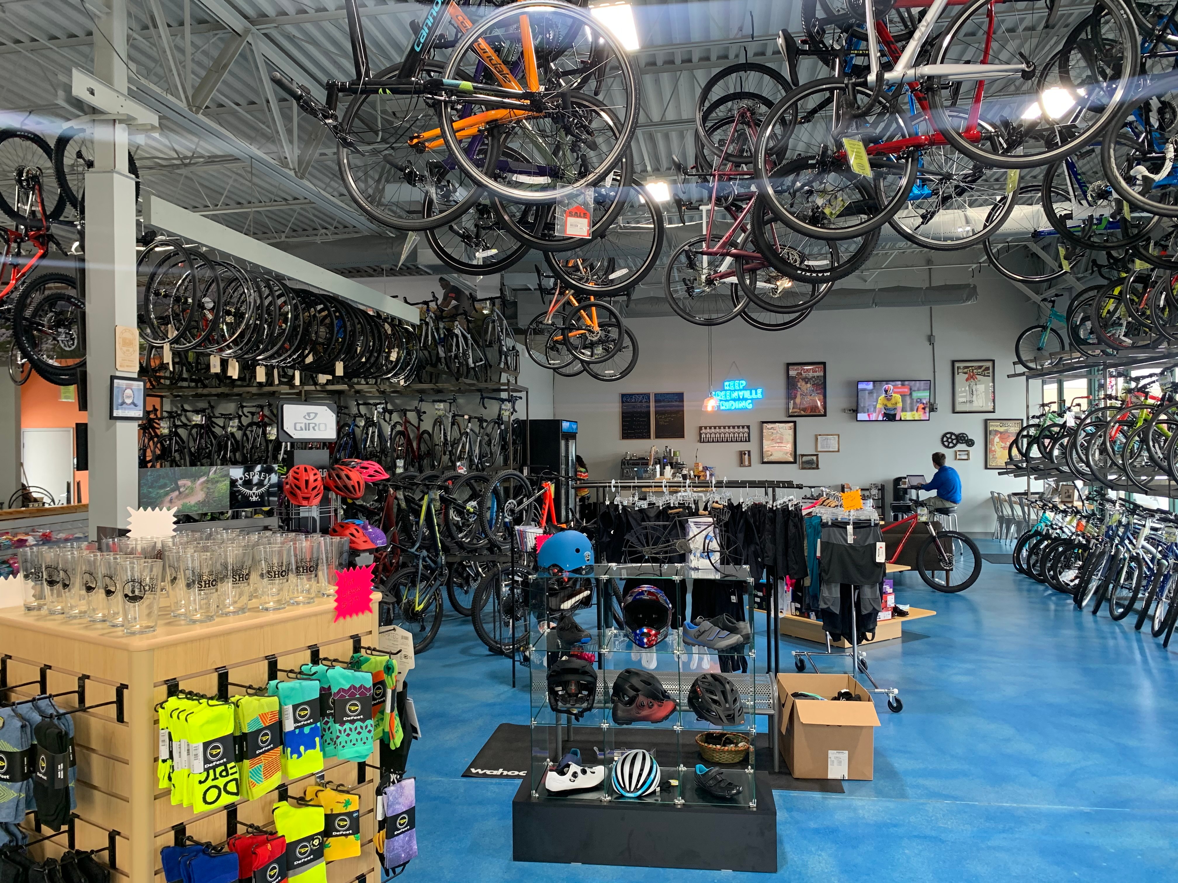From bicycles, accessories and parts to cycling clothing, helmet and shoes, we're got the gear you want!