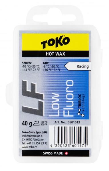 Toko Toko Low Fluorinated Glide Wax: Blue; 40g