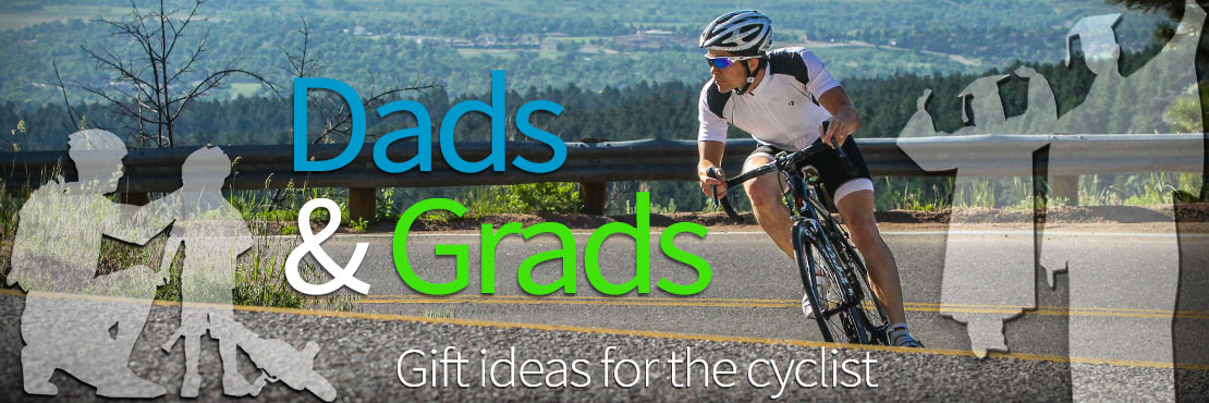 Bikes and cycling accessories make great gifts.